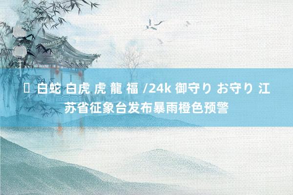 ✨白蛇 白虎 虎 龍 福 /24k 御守り お守り 江苏省征象台发布暴雨橙色预警